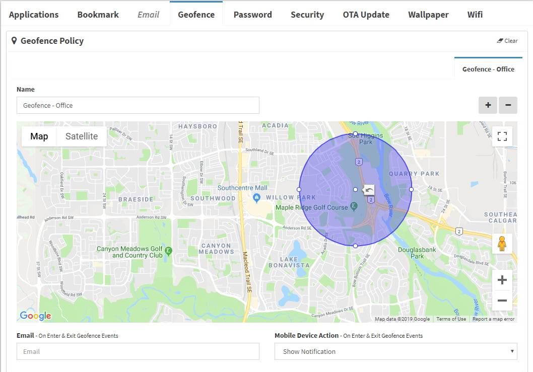 Monitor Geofence