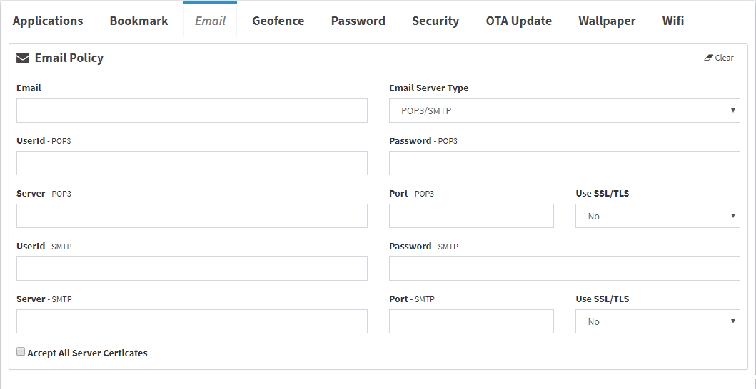 WaZa MDM Email Policy